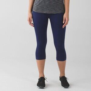 Lululemon Flow & Go Crop Hero Blue